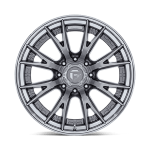 Fuel Offroad FC402 CATALYST Platinum W/ Chrome Lip 22x10 -18 8x165.1mm 125.1mm - Wheelwiz