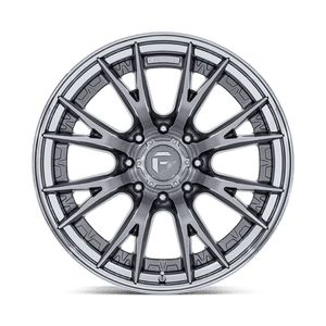 Fuel Offroad FC402 CATALYST Platinum W/ Chrome Lip 22x10 -18 8x180mm 124.2mm