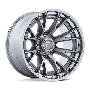Fuel Offroad FC402 CATALYST Platinum W/ Chrome Lip 24x12 -44 8x170mm 125.1mm