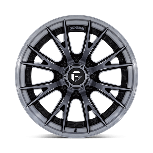 Fuel Offroad FC402 CATALYST Gloss Black Brushed Dark Tint 22x12 -44 8x165.1mm 125.1mm - Wheelwiz