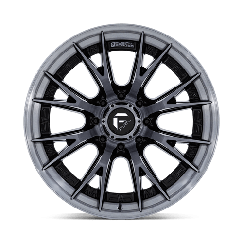 Fuel Offroad FC402 CATALYST Gloss Black Brushed Dark Tint 22x10 -18 8x180mm 124.2mm