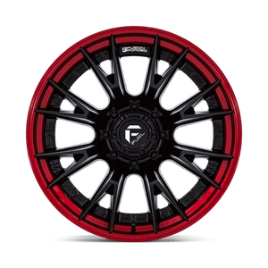 Fuel Offroad FC402 CATALYST Matte Black W/ Candy Red Lip 24x12 -44 8x170mm 125.1mm