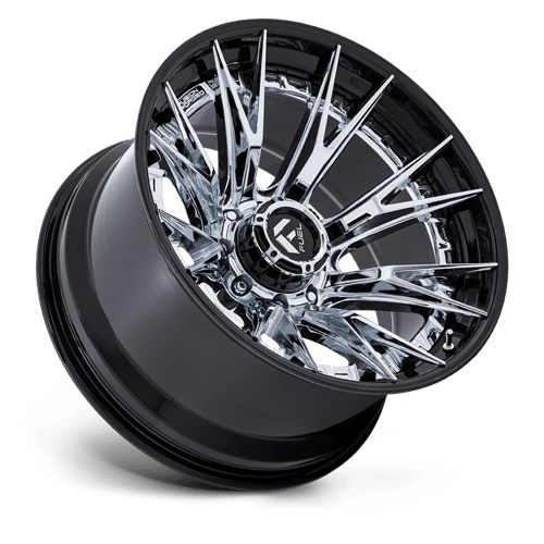 Fuel Offroad FC402 CATALYST Chrome W/ Gloss Black Lip 20x10 -18 8x180mm 124.2mm - Wheelwiz