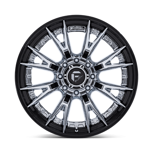 Fuel Offroad FC402 CATALYST Chrome W/ Gloss Black Lip 22x12 -44 8x170mm 125.1mm
