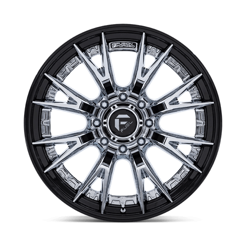 Fuel Offroad FC402 CATALYST Chrome W/ Gloss Black Lip 22x12 -44 8x180mm 124.2mm - Wheelwiz
