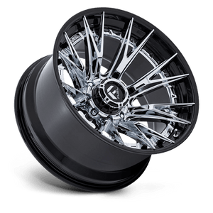 Fuel Offroad FC402 CATALYST Chrome W/ Gloss Black Lip 24x12 -44 8x170mm 125.1mm - Wheelwiz