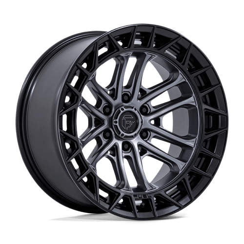 Fuel Offroad FC874 CELSIUS Matte Gunmetal W/ M-blk Lip 17x9 +1 6x135mm 87.1mm - Wheelwiz