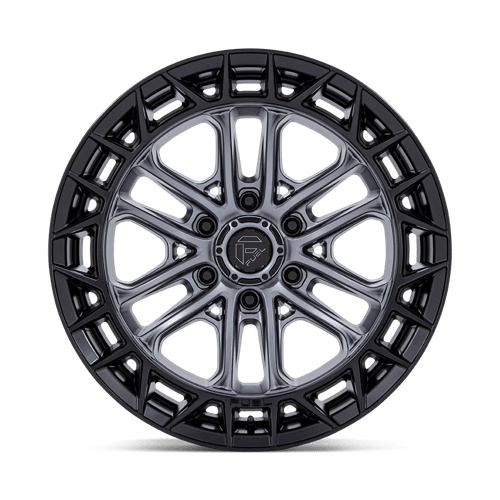 Fuel Offroad FC874 CELSIUS Matte Gunmetal W/ M-blk Lip 17x9 +1 6x135mm 87.1mm - Wheelwiz