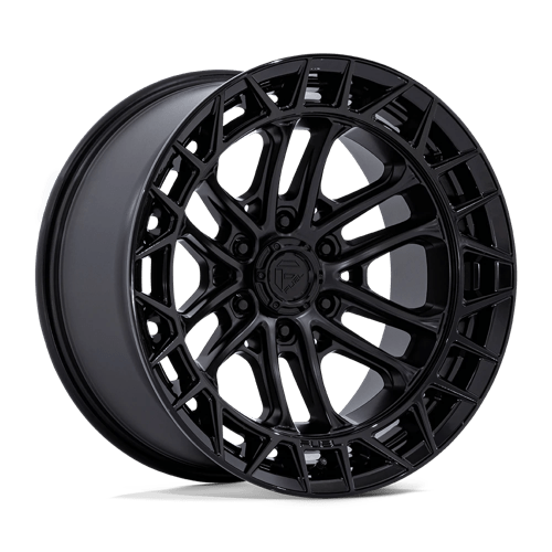 Fuel Offroad FC874 CELSIUS Matte Black W/ G-blk Lip 17x9 -12 6x139.7mm 106.1mm - Wheelwiz