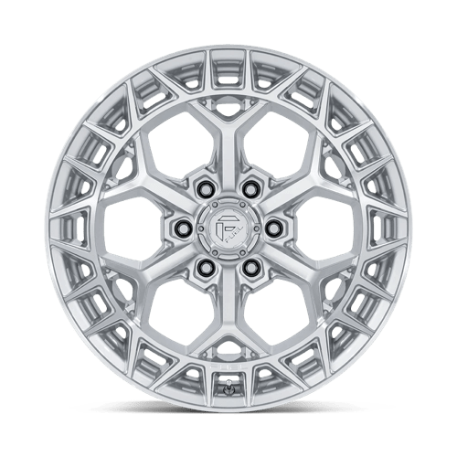Fuel Offroad FC873 CHARGER Gloss Silver W/ Machined Face 17x9 -12 6x135mm 87.1mm - Wheelwiz