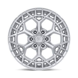 Fuel Offroad FC873 CHARGER Gloss Silver W/ Machined Face 17x9 -12 6x139.7mm 106.1mm - Wheelwiz