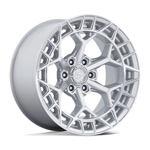 Fuel Offroad FC873 CHARGER Gloss Silver W/ Machined Face 22x9.5 +18 6x139.7mm 106.1mm - Wheelwiz