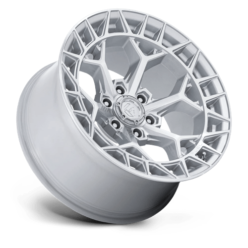 Fuel Offroad FC873 CHARGER Gloss Silver W/ Machined Face 22x9.5 +18 6x139.7mm 106.1mm - Wheelwiz