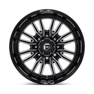 Fuel Offroad D761 CLASH Gloss Black Milled 20x10 -18 8x165.1mm 125.1mm - Wheelwiz