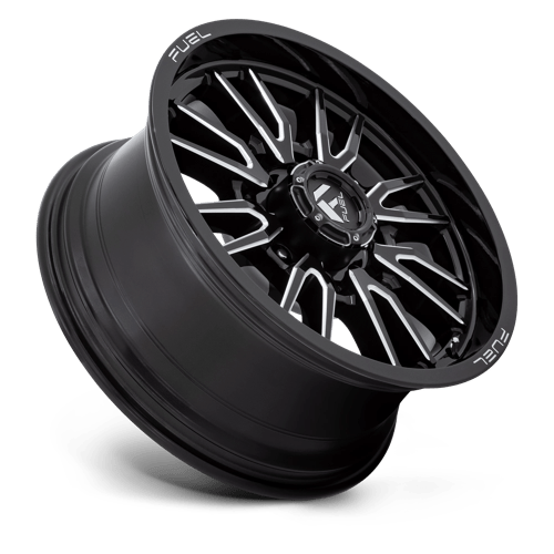 Fuel Offroad D761 CLASH Gloss Black Milled 20x9 +20 8x165.1mm 125.1mm - Wheelwiz
