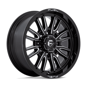 Fuel Offroad D761 CLASH Gloss Black Milled 20x9 +1 8x170mm 125.1mm - Wheelwiz