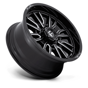 Fuel Offroad D761 CLASH Gloss Black Milled 20x9 +1 8x180mm 124.2mm - Wheelwiz