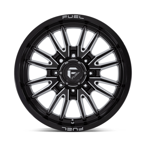 Fuel Offroad D761 CLASH Gloss Black Milled 20x9 +1 8x165.1mm 125.1mm - Wheelwiz