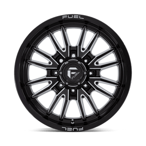 Fuel Offroad D761 CLASH Gloss Black Milled 20x9 +1 8x180mm 124.2mm - Wheelwiz
