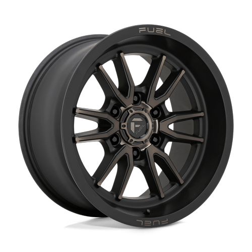 Fuel Offroad D762 CLASH Matte Black Double Dark Tint 18x9 +1 6x139.7mm 106.1mm