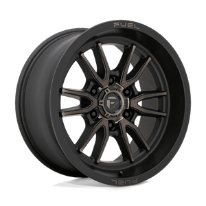 Fuel Offroad D762 CLASH Matte Black Double Dark Tint 18x9 +1 6x139.7mm 106.1mm