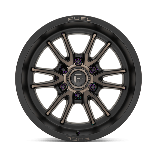 Fuel Offroad D762 CLASH Matte Black Double Dark Tint 18x9 +1 6x139.7mm 106.1mm