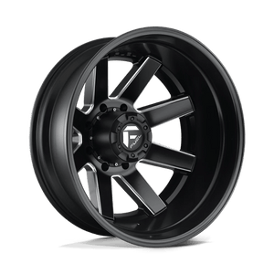 Fuel Offroad D538 MAVERICK Matte Black Milled 24x8.25 -176 8x200mm 142mm - Wheelwiz
