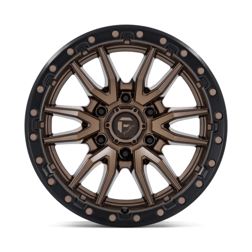 Fuel Offroad D681 REBEL Matte Bronze Black Bead Ring 17x9 -12 6x135mm 87.1mm - Wheelwiz