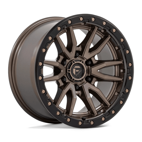 Fuel Offroad D681 REBEL Matte Bronze Black Bead Ring 17x9 +1 6x135mm 87.1mm