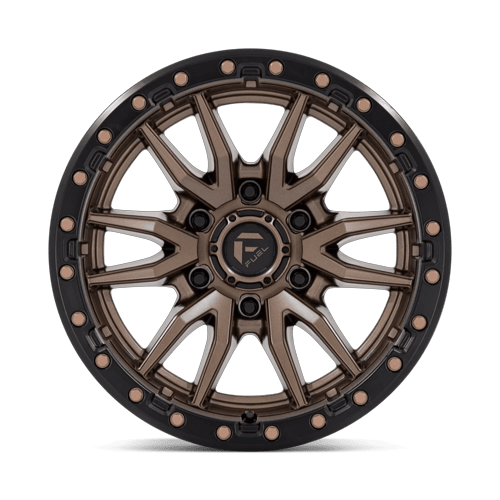 Fuel Offroad D681 REBEL Matte Bronze Black Bead Ring 17x9 +1 6x120mm 67.1mm