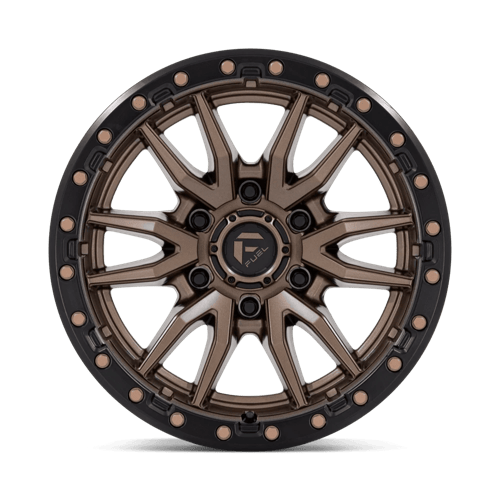 Fuel Offroad D681 REBEL Matte Bronze Black Bead Ring 17x9 +1 6x120mm 67.1mm - Wheelwiz