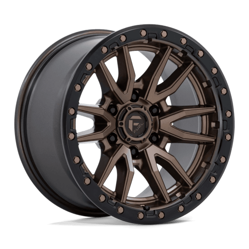 Fuel Offroad D681 REBEL Matte Bronze Black Bead Ring 18x9 -12 6x135mm 87.1mm - Wheelwiz