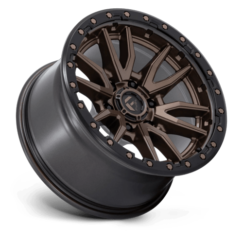 Fuel Offroad D681 REBEL Matte Bronze Black Bead Ring 18x9 -12 6x139.7mm 106.1mm