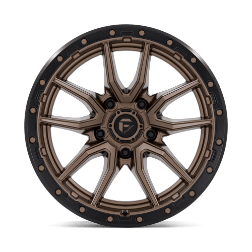 Fuel Offroad D681 REBEL Matte Bronze Black Bead Ring 20x10 -18 5x127mm 71.5mm