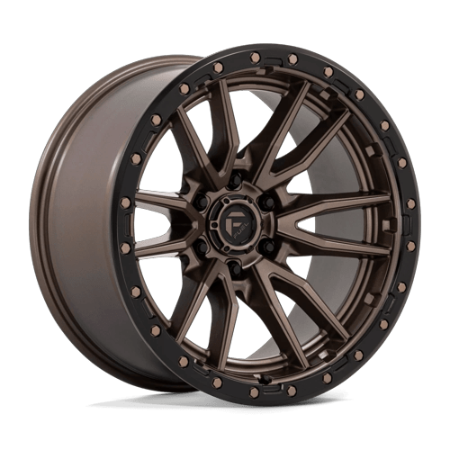 Fuel Offroad D681 REBEL Matte Bronze Black Bead Ring 20x10 -18 6x135mm 87.1mm