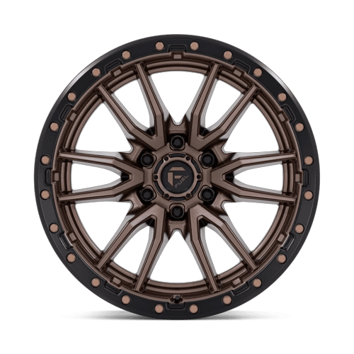Fuel Offroad D681 REBEL Matte Bronze Black Bead Ring 20x10 -18 6x139.7mm 106.1mm