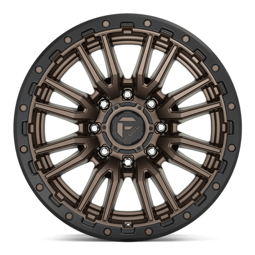 Fuel Offroad D681 REBEL Matte Bronze Black Bead Ring 20x10 -18 8x180mm 124.2mm - Wheelwiz