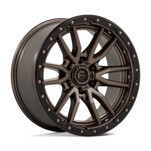 Fuel Offroad D681 REBEL Matte Bronze Black Bead Ring 20x9 +1 6x139.7mm 106.1mm - Wheelwiz