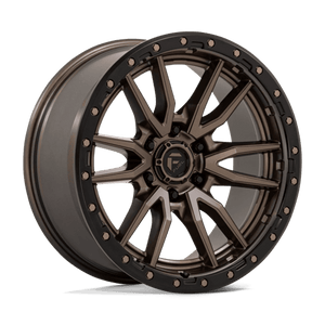 Fuel Offroad D681 REBEL Matte Bronze Black Bead Ring 20x9 +1 6x139.7mm 106.1mm - Wheelwiz