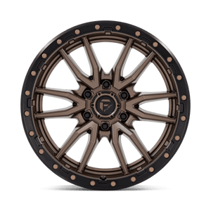 Fuel Offroad D681 REBEL Matte Bronze Black Bead Ring 20x9 +1 6x139.7mm 106.1mm - Wheelwiz