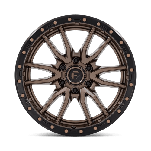 Fuel Offroad D681 REBEL Matte Bronze Black Bead Ring 20x9 +1 6x135mm 87.1mm