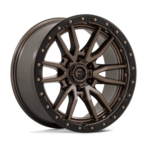 Fuel Offroad D681 REBEL Matte Bronze Black Bead Ring 20x9 +20 6x135mm 87.1mm