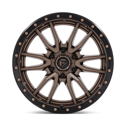 Fuel Offroad D681 REBEL Matte Bronze Black Bead Ring 20x9 +20 6x139.7mm 106.1mm - Wheelwiz