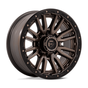 Fuel Offroad D681 REBEL Matte Bronze Black Bead Ring 20x9 +1 8x165.1mm 125.1mm
