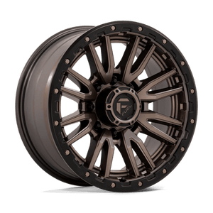 Fuel Offroad D681 REBEL Matte Bronze Black Bead Ring 20x9 +1 8x180mm 124.2mm - Wheelwiz