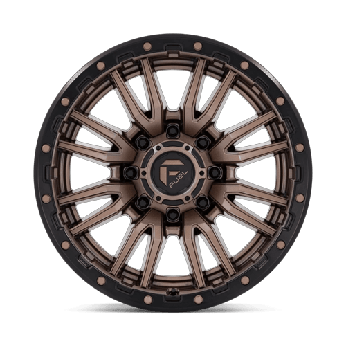 Fuel Offroad D681 REBEL Matte Bronze Black Bead Ring 20x9 +1 8x180mm 124.2mm