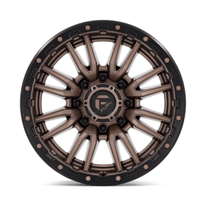 Fuel Offroad D681 REBEL Matte Bronze Black Bead Ring 20x9 +1 8x180mm 124.2mm - Wheelwiz