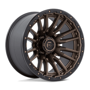 Fuel Offroad D681 REBEL Matte Bronze Black Bead Ring 22x12 -44 8x170mm 125.1mm