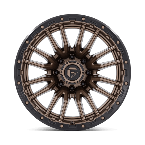 Fuel Offroad D681 REBEL Matte Bronze Black Bead Ring 22x12 -44 8x165.1mm 125.1mm