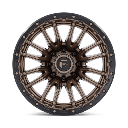 Fuel Offroad D681 REBEL Matte Bronze Black Bead Ring 22x12 -44 8x165.1mm 125.1mm - Wheelwiz